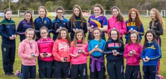 Last Seasons U14 Camogie Championship Finalists Receive Medals